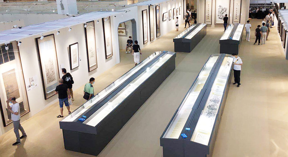 木(mù)質烤漆手卷櫃丨手卷台丨冊頁櫃