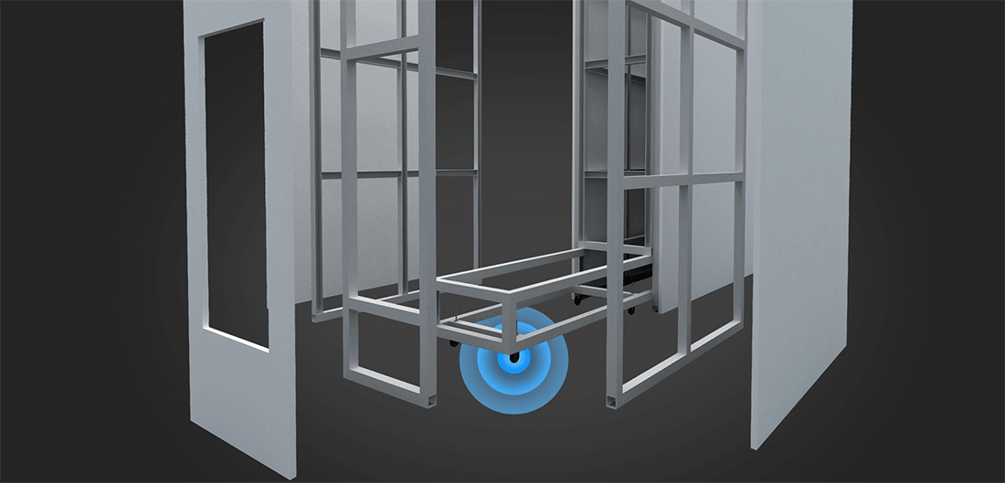 框架式移動展牆內(nèi)部結構