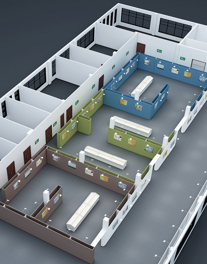 可(kě)拆卸式移動展牆、展闆展牆組合